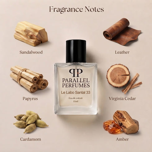 Le Labo Santal 33 Inspired Perfume