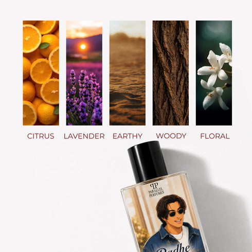RADHE — An Aura Hard to Forget 50ml perfume.