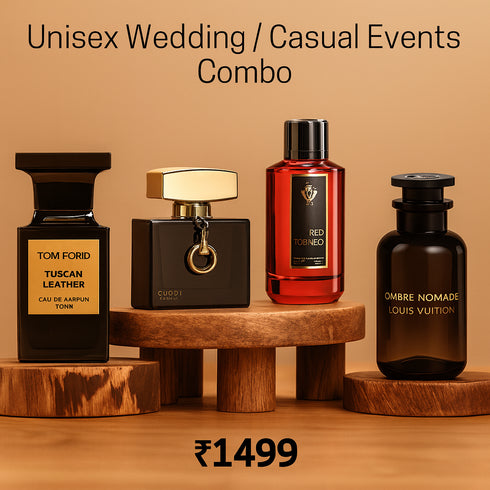 Unisex Wedding / Casual Events Combo - 4 x 30ml