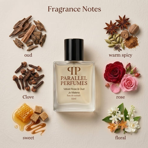 Velvet Rose and Oud by Jo Malone Inspired Perfume