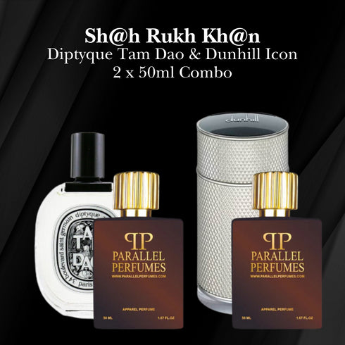 Sh@h Rukh Kh@n - Diptyque Tam Dao & Dunhill Icon 50ml Combo