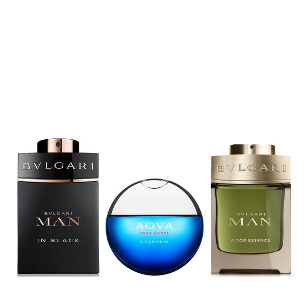 Trial Pack Of Bvlgari 50 ml X 3 Combo For Men.